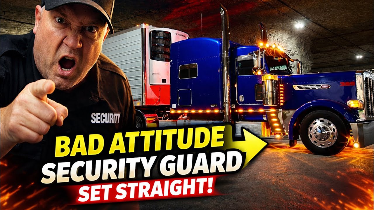Security Guard Gets Checked For His Bad Attitude 