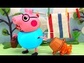 Puppy in a basket, Peppa Pig Animation, 4K