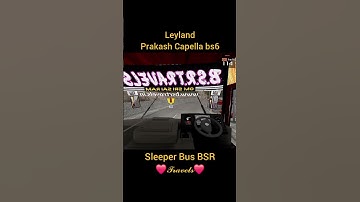 Bussid MOD prakash Capella BS-6 sleeper bus of road speed#bussidlovers#bussidmaleo#capella #prakash