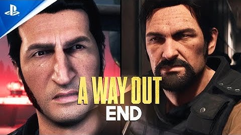A WAY OUT Walkthrough Gameplay Part 3 - ENDING #gaming #walkthrough #awayout