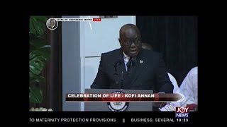Tribute By The President Of The Republic Of Ghana: Celebrating Kofi Annan on JoyNews (13-9-18) Tribute By The President Of The Republic Of Ghana: Celebrating Kofi Annan on JoyNews (13-9-18)