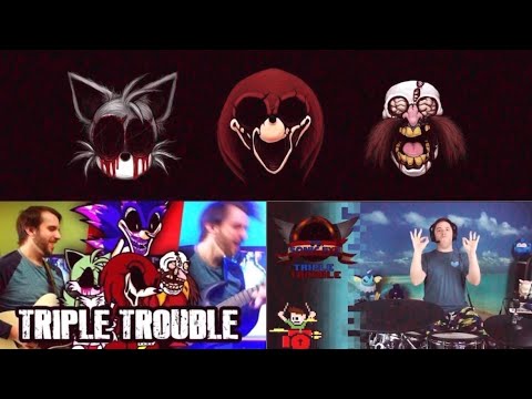 Longestsoloever X The8BitDrummer Triple Trouble FNF Covers 