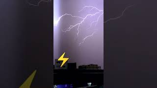 Lightning slow motion 😍فیلم صحنه آهسته رعد و برق