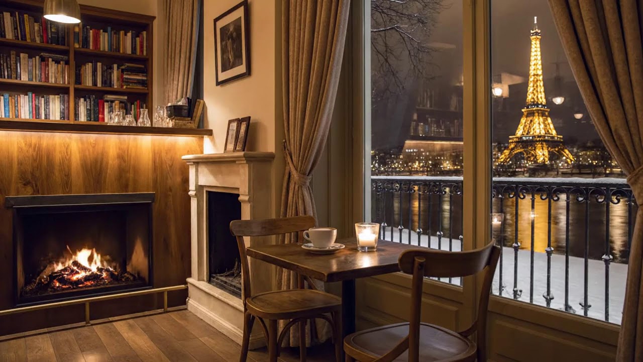 Winter Night Jazz ⛄ Cozy Jazz Instrumental Music for Deep Focus & Work