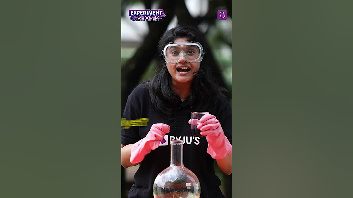 Elephant Toothpaste Reaction I Simple Chemistry Experiment I Science Experiment Shorts | BYJU'S
