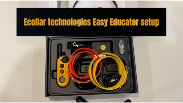 Ecollar technologies Ez 900 setup