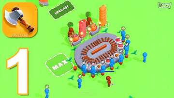 Hunt & Serve - Gameplay Walkthrough Part 1 Idle Stickman Animal Hunt Restaurant (iOS, Android)