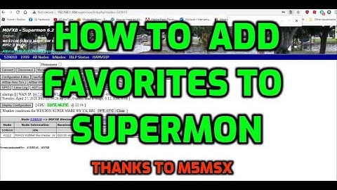 ADD FAVORITES TO SUPERMON - ALLSTAR node.