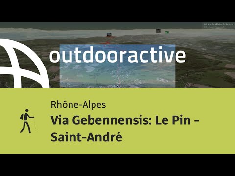 Pilgerweg in den Rhône-Alpes: Via Gebennensis: Le Pin - Saint-André