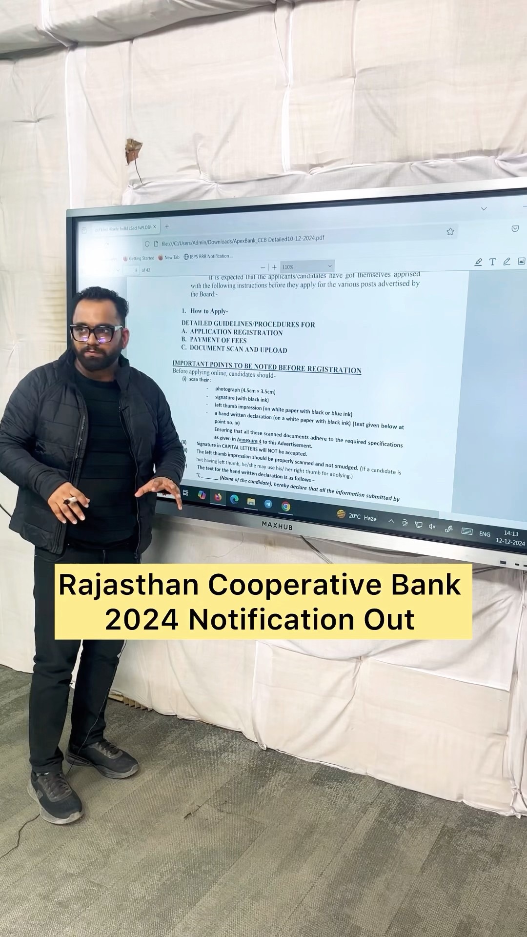 Rajasthan Cooperative Bank 2024 Notification Out ? #rajasthancooperativebank #bank #shortsfeed