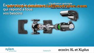 Lowara ECOCIRC XL / ECOCIRC XL PLUS, pompe de chauffage