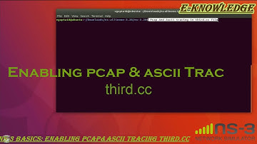 6. NS3 Basics: Pcap & Ascii Tracing in third.cc