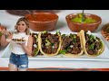 Next time you crave MEXICAN STREET TACOS, make them this way at home | Avocado Salsa & Salsa Roja
