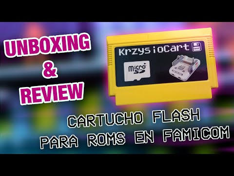 KrzysioCart! Cartucho flash económico para ROM´s de Famicom