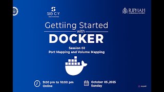 Docker handson | Docker series session 2 | Port Mapping and Volume Mapping | SIG Cybersecurity RSCI