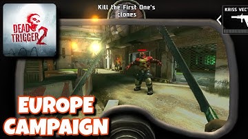 Dead Trigger 2 : EUROPE CAMPAIGN - Full Gameplay (Hard Difficulty)