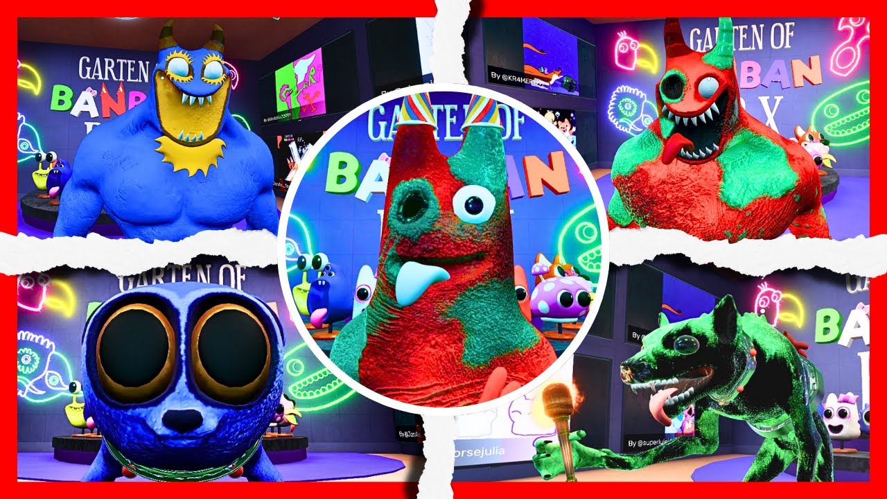 Garten of Banban 8 ALL Morphs -Garten of Banban RP X - ROBLOX