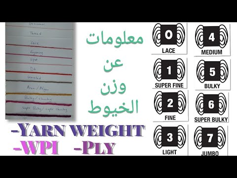 فيديو: ما الخيوط هي الوزن الصوفي؟