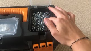 ASMR Toolbox rummaging and show | no talking, unintentional