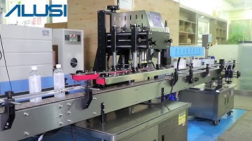 Automatic 4 Nozzles Filling Capping Labeling Machine