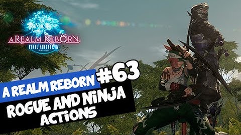 Final Fantasy XIV: A Realm Reborn - Rogue and Ninja Actions