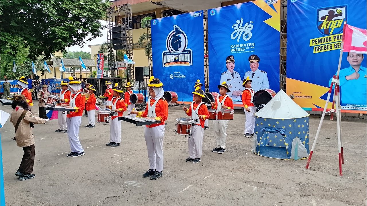 Lomba drumband KNPI PIALA BUPATI BREBES 2026 || SD N BANGSRI 04 