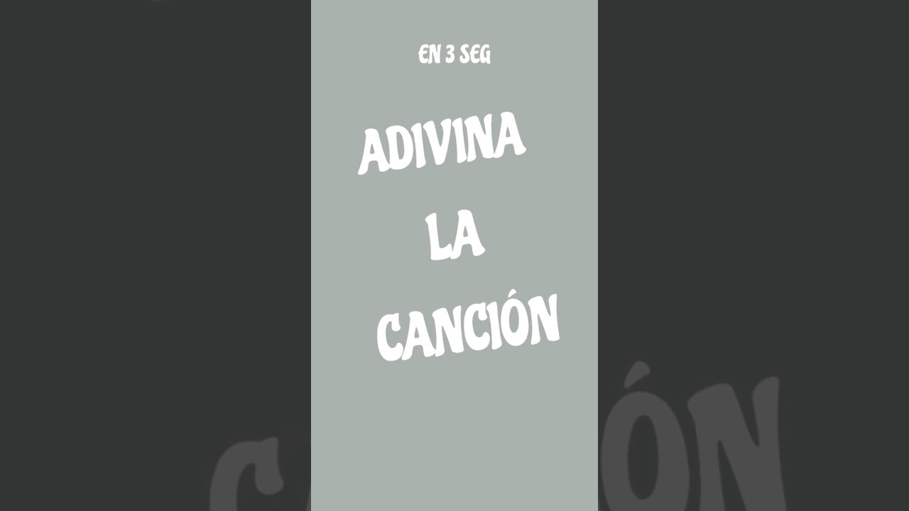 Adivina la canción # 61 