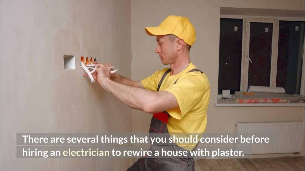 cost to rewire a house with plaster walls? YouTube