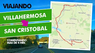 Recorrido desde Villahermosa, Tabasco a San Cristobal de las Casas, Chiapas por Libramientos. 2023