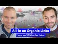 Allin on organic links lessons 18 months later