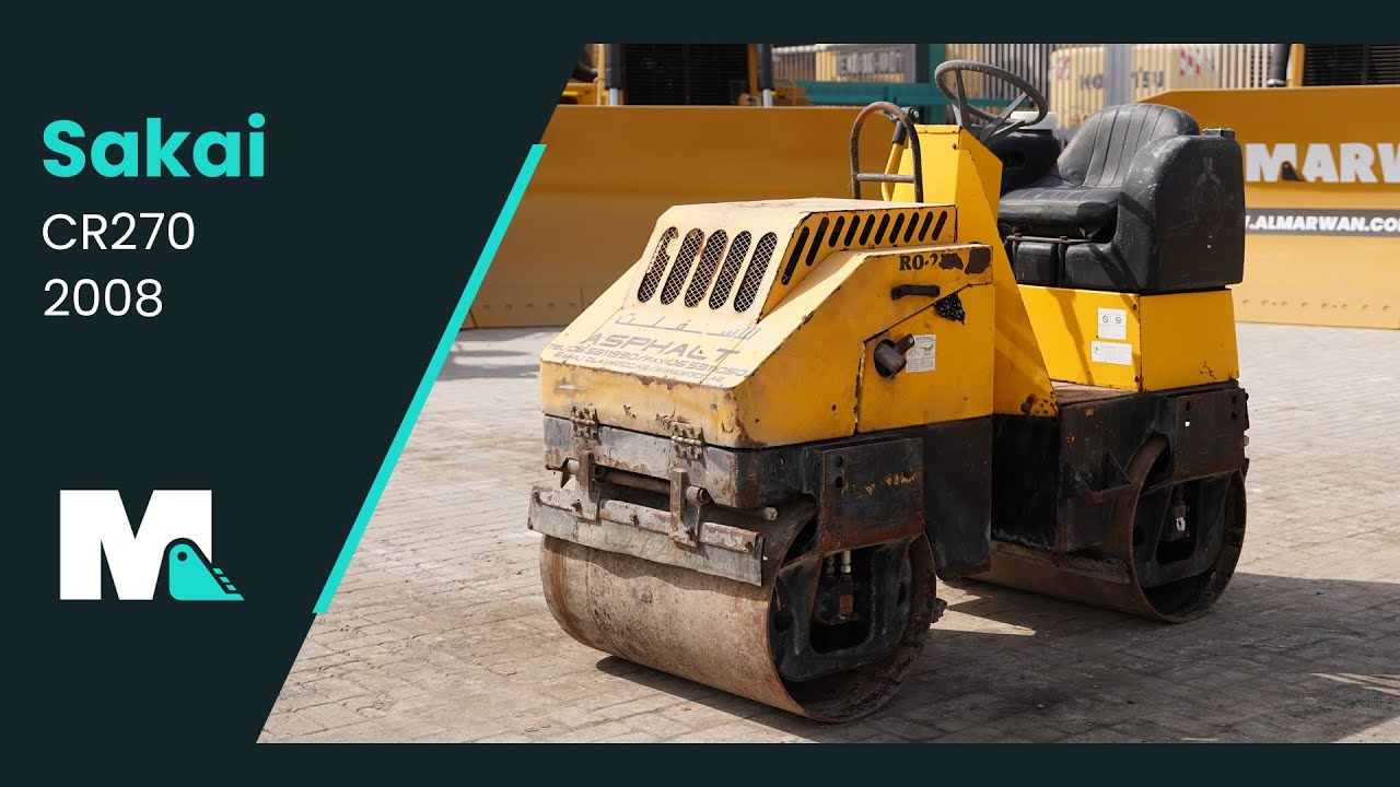 Sakai CR270 Double-Drum Vibratory Roller | 2008