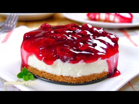 Video: Cherry Cheesecake No Baked