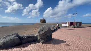 Marina Rubicon to Playa de las Coloradas, easy walk in Playa Blanca Lanzarote, Canary Islands, Spain