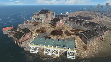 Fallout 4 - SPECTACLE ISLAND 2.0 - Settlement build tour - NO MODS