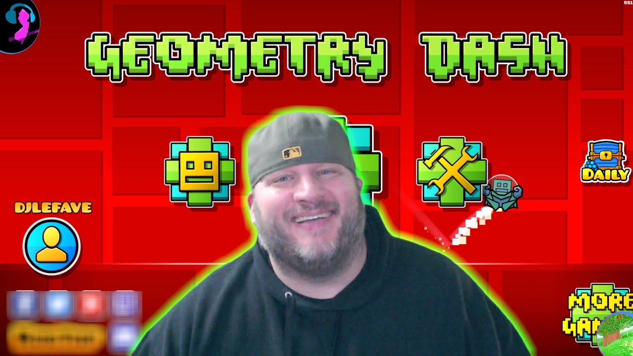 60 Minutes of Dashing! Viewer Geometry Dash Levels | !add LEVEL ID ...