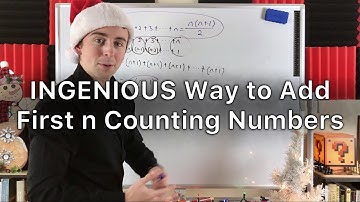 INGENIEUZE manier om de eerste n natuurlijke getallen op te tellen (1+2+3+...+n) | Getaltheorie