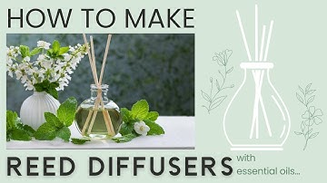 How To Make A Reed Diffuser With Essential Oils!👃🛋️