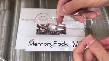 MPK GPET SL-50x123mm-U001-YU plastic insert for USB  ( www.memorypack.com.tw )