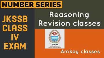 Number series | jkssb class IV I jkssb class IV reasoning