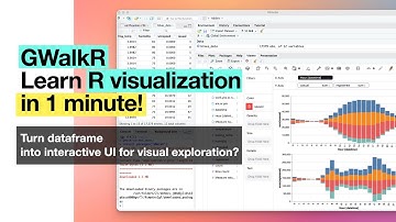 GWalkR, interactive visual exploration in R