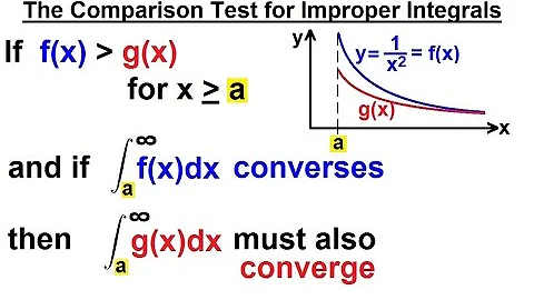 Calculus 2: Improper Integrals (11 of 16) Comparison Test for Improper Integrals