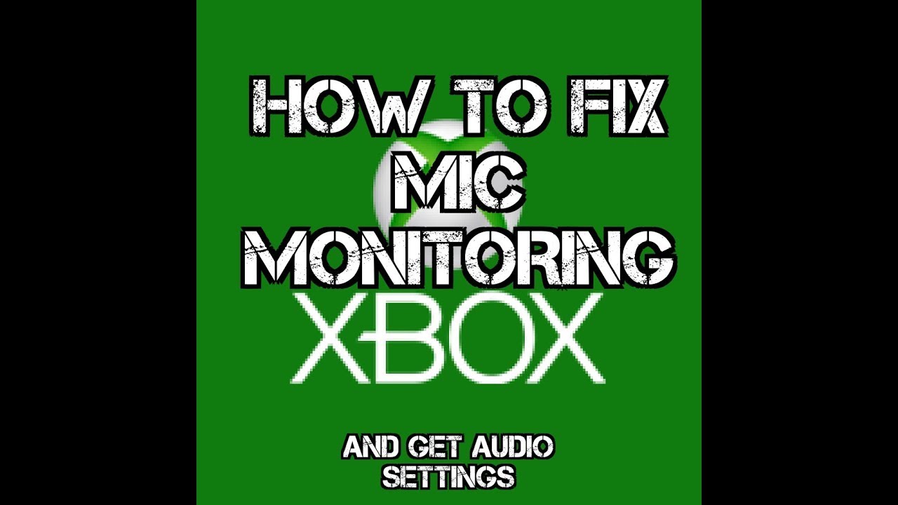 How to get the audio menu XB1 YouTube