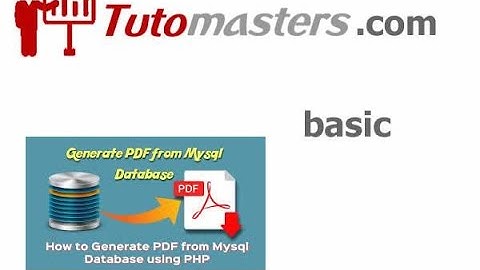 Sistema Generar Pdf con php y mysql 2019