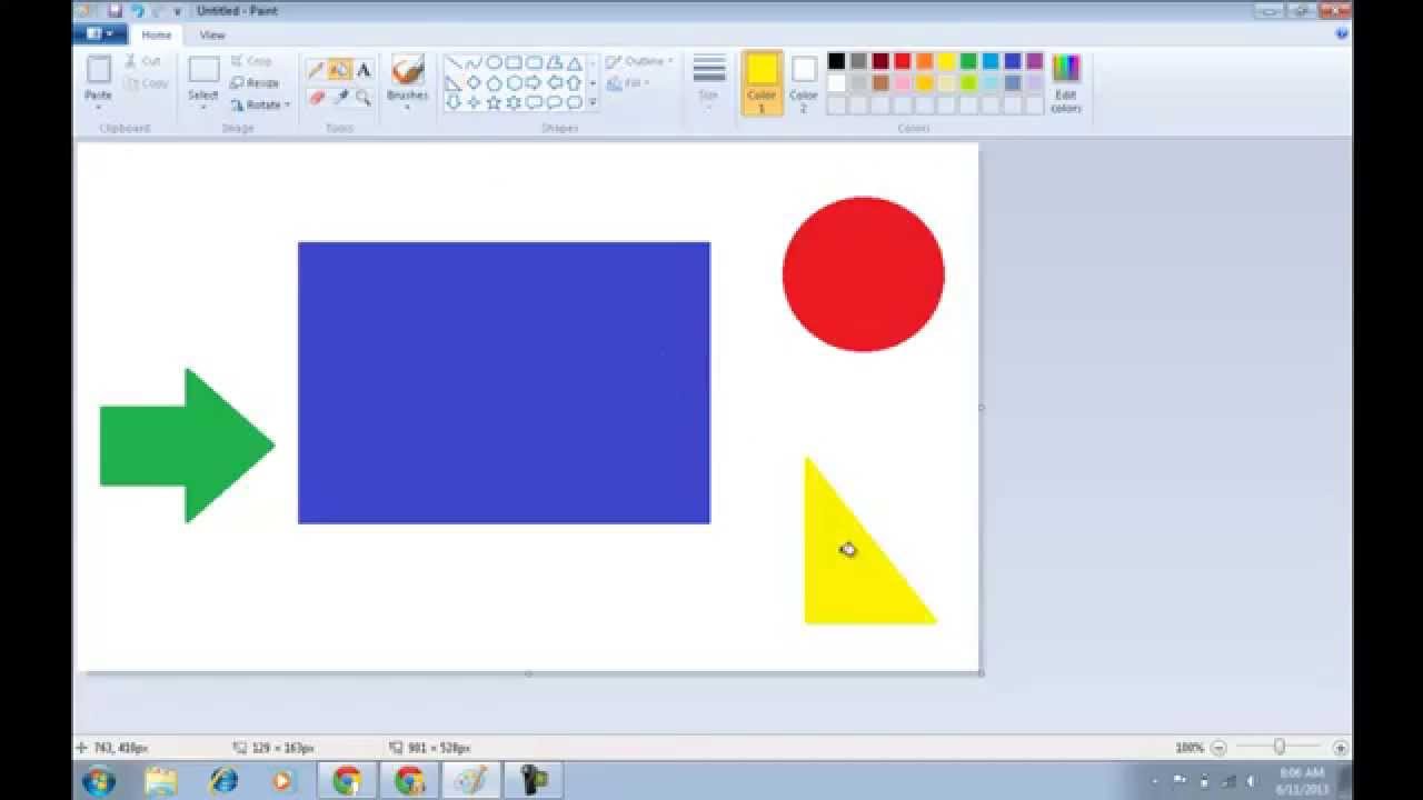 How To Fill Color In MS Paint? - YouTube