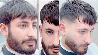 Cómo hacer corte de pelo a tijera y máquina #degradado #barba #tutorial