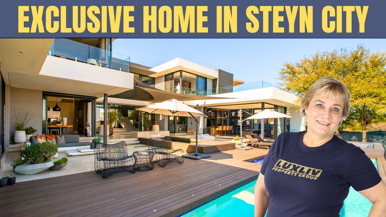 Steyn City Luxury Home Tour | 4 Ensuite Bedrooms, Pool, Bar & Greenbelt Views