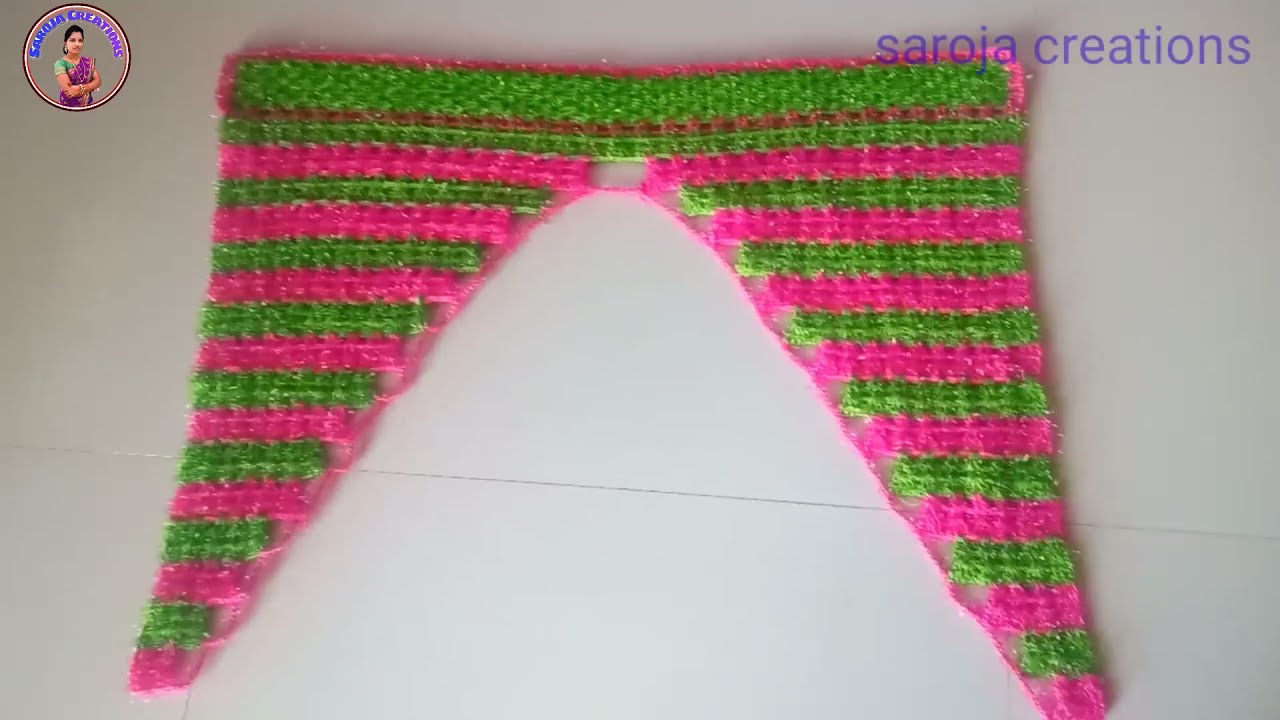 woolen craft। उलनचा फुल्ल पडदा। उलन फुल्ल तोरण। woolen new dijain torn