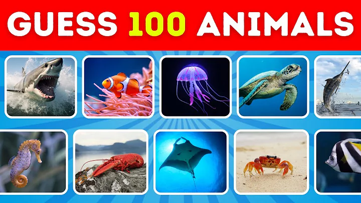 Guess 100 sea Animals in 3 Seconds 🦈🦞 |