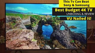 Is it Better Than Sony, Samsung &amp; LG ? VU Premium  Android TV 2020 | Review  In English
