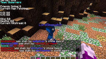 Minecraft LordSimonator got speed hacks and Bender43 combat log